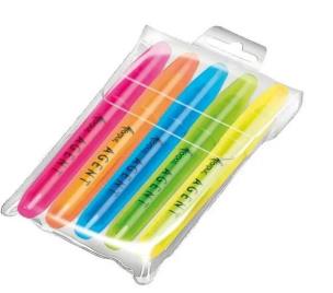 Opakowanie Zakreślacz 5 kolorów