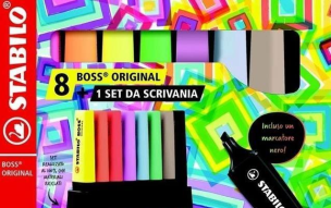 Opakowanie Zakreślacz Boss Original podstawka na biurko 8szt