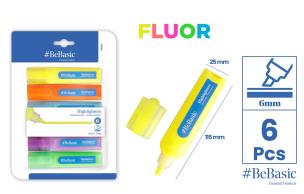 Opakowanie Zakreślacz fluorescencyjny 6szt