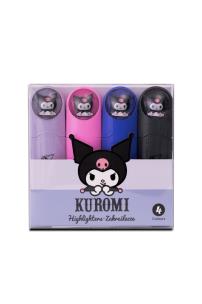 Opakowanie Zakreślacze mini Kuromi pastel 4 szt.