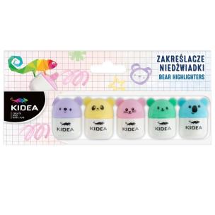 Opakowanie Zakreślacze niedźwiadki 5szt KIDEA