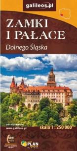 Opakowanie Zamki i pałace Dolnego Śląska. Mapa, 1:250 000