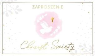 Opakowanie Zaproszenia Chrzest (10szt)