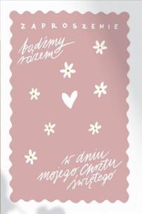 Opakowanie Zaproszenie Chrzciny (5szt)