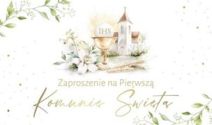 Opakowanie Zaproszenie Komunia (10szt)