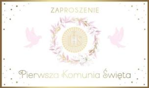 Opakowanie Zaproszenie Komunia (10szt)
