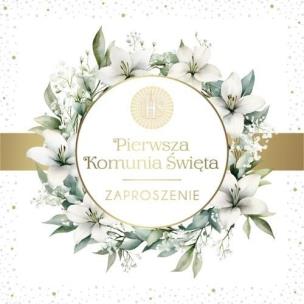 Opakowanie Zaproszenie Komunia (10szt)