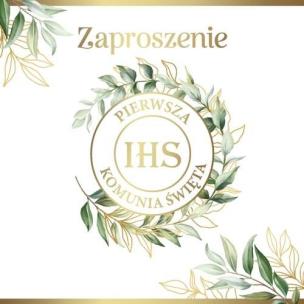 Opakowanie Zaproszenie Komunia (10szt)