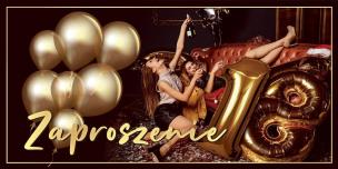 Opakowanie Zaproszenie na 18 Urodziny Z181 (5szt)