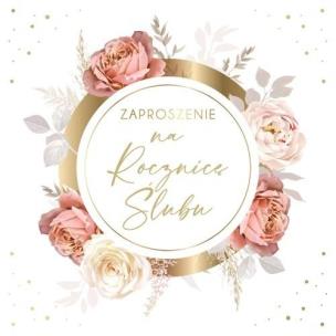 Opakowanie Zaproszenie Rocznica Ślubu (10szt)