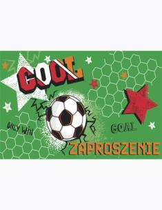 Opakowanie Zaproszenie Z 160x95 zest. 62136 Dziecięce - Chłopiec, Piłki, Urodziny, Zielone