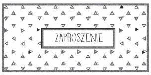 Opakowanie Zaproszenie Z55