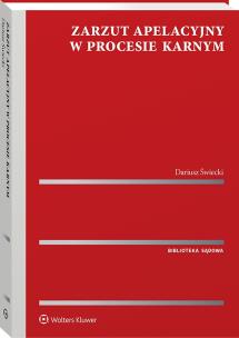 Okładka książki Zarzut apelacyjny w procesie karnym