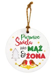 Opakowanie Zawieszka ceramiczna Boże Narodzenie