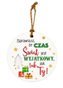 Opakowanie Zawieszka ceramiczna Boże Narodzenie