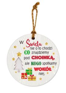 Opakowanie Zawieszka ceramiczna Boże Narodzenie