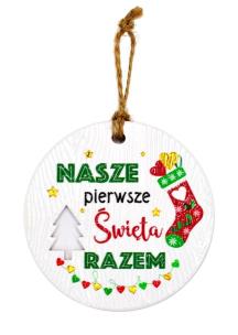Opakowanie Zawieszka ceramiczna Boże Narodzenie