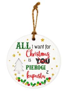 Opakowanie Zawieszka ceramiczna Boże Narodzenie