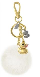 Opakowanie Zawieszka do torebki kaczuszki złote z pomponem