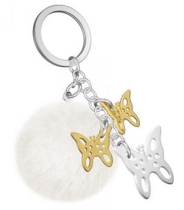 Opakowanie Zawieszka do torebki motylki z pomponem