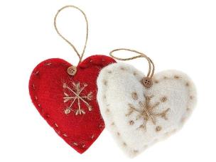 Opakowanie Zawieszka materiałowa serce