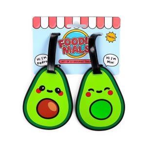 Opakowanie Zawieszki bagażowe z PVC - Foodiemals Avocado 2szt
