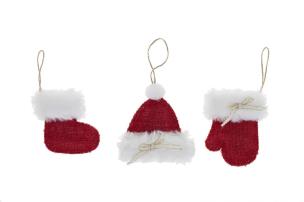 Opakowanie Zawieszki bucik, czapka, rękawiczki MIX