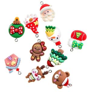 Opakowanie Zawieszki polimerowe 3D - Christmas goodies 10szt