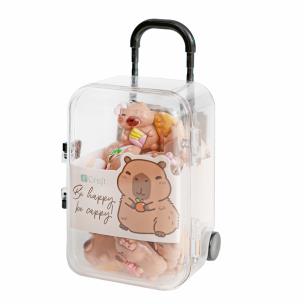 Opakowanie Zawieszki polimerowe 3D - kapibara w walizce 20sz