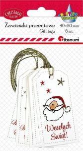 Opakowanie Zawieszki prezentowe 4x8cm 6szt