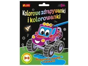 Zdrapywanki&kolorowanki Autka i dinuś 3+3. Wydawca: Ranok-Creative. Multiszop.pl Opakowanie Zdrapywanki&kolorowanki Autka i dinuś 3+3