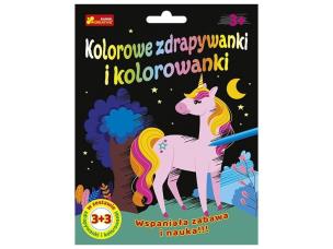Zdrapywanki&kolorowanki Jednorożec i przyjac. 3+3. Wydawca: Ranok-Creative. Multiszop.pl Opakowanie Zdrapywanki&kolorowanki Jednorożec i przyjac. 3+3