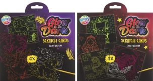 Opakowanie Zdrapywanki świecące w ciemności mix