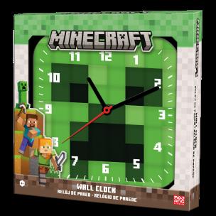 Opakowanie Zegar ścienny kwadratowy Minecraft MIN3058
