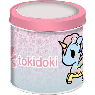 Zegarek analogowy w puszce Tokidoki. Wydawca: Diakakis. Multiszop.pl Opakowanie Zegarek analogowy w puszce Tokidoki