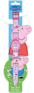 Zegarek cyfrowy KE02 ECO Peppa Pig PP09046. Wydawca: Kids Euroswan. Multiszop.pl Opakowanie Zegarek cyfrowy KE02 ECO Peppa Pig PP09046