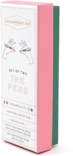 Opakowanie Zestaw 2 długopisów Red Orange&Emerald w pudełku