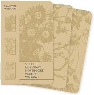 Opakowanie Zestaw 3 notatników MINI Kaft Vincent van Gogh