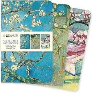 Opakowanie Zestaw 3 notatników MINI Kwiaty Vincent van Gogh