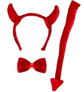 Opakowanie Zestaw akcesoriów diabełka czerwony