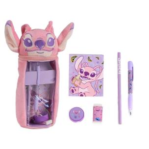 Zestaw akcesoriów szkolnych z piórnikiem Stitch. Wydawca: Artesania Cerda. Multiszop.pl Opakowanie Zestaw akcesoriów szkolnych z piórnikiem Stitch