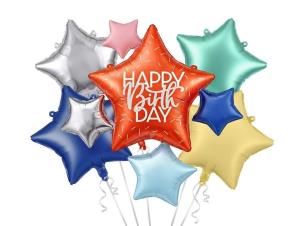 Opakowanie Zestaw balonów foliowych Happy Birthday 5szt
