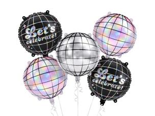 Opakowanie Zestaw balonów foliowych Kule Disco 35cm