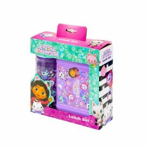 Zestaw bidon + śniadaniówka Gabby Dollhouse ASTRA. Wydawca: ASTRA papiernicze. Multiszop.pl Opakowanie Zestaw bidon + śniadaniówka Gabby Dollhouse ASTRA