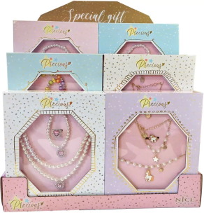 Opakowanie Zestaw biżuterii w opakowaniu prezentowym niebieski