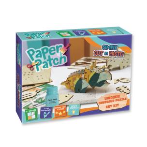 Zestaw decoupage Paper Patch - Puzzle Dino drewn. Wydawca: Strigo. Multiszop.pl Opakowanie Zestaw decoupage Paper Patch - Puzzle Dino drewn