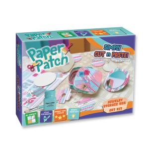 Zestaw decoupage Paper Patch - Szkatułka drewniana. Wydawca: Strigo. Multiszop.pl Opakowanie Zestaw decoupage Paper Patch - Szkatułka drewniana