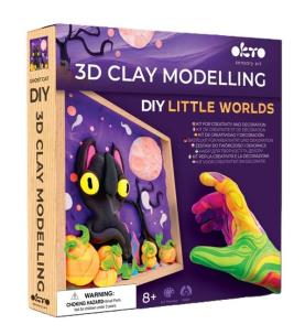 Opakowanie Zestaw DIY z masy plastycznej Koci Duch