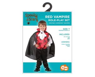 Opakowanie Zestaw dla dzieci Czerwony Wampir rozm. 92/104cm