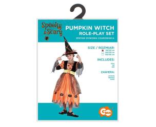 Opakowanie Zestaw dla dzieci Dyniowa Czarownica rozm. 110/120